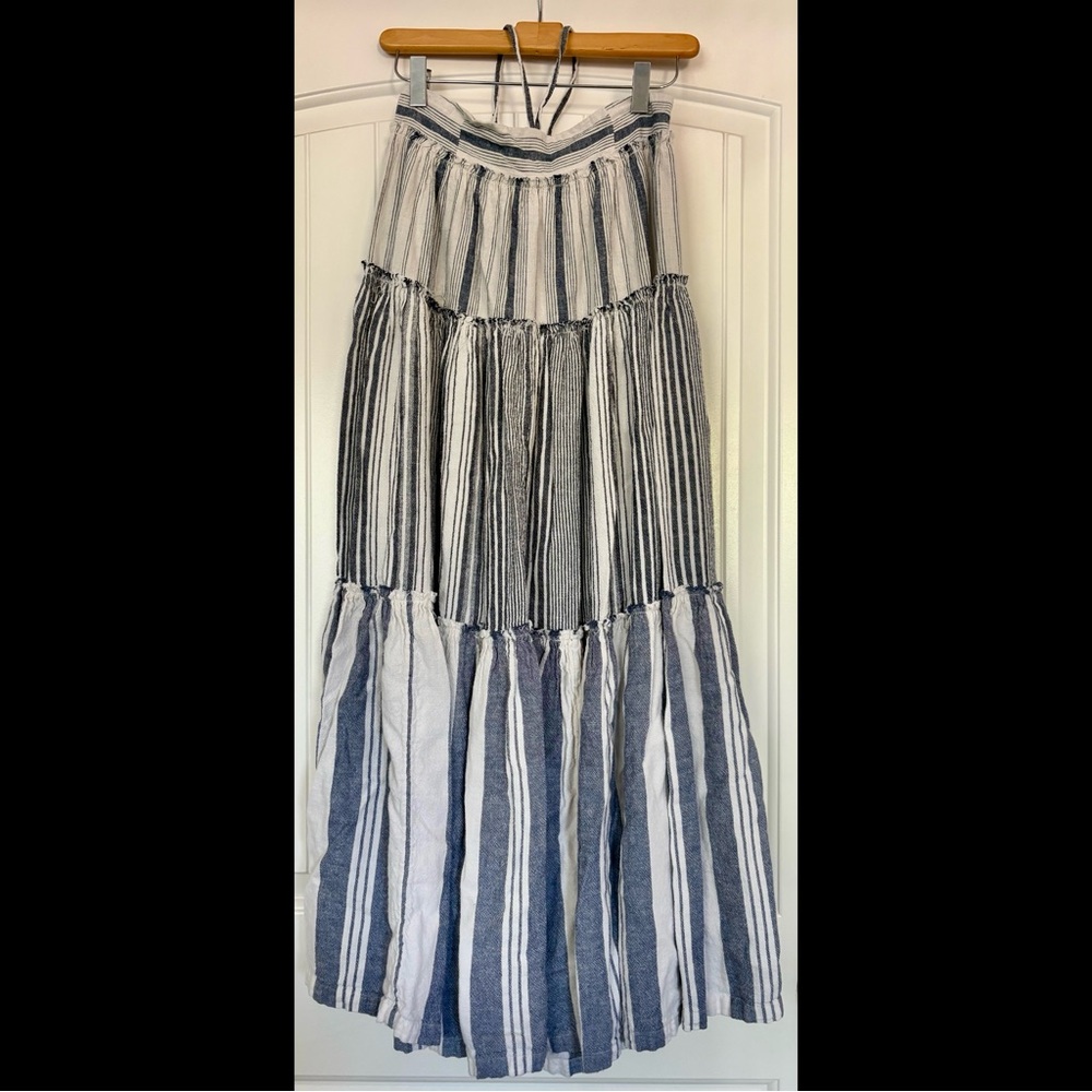 Striped Blue and White J. Crew Dress